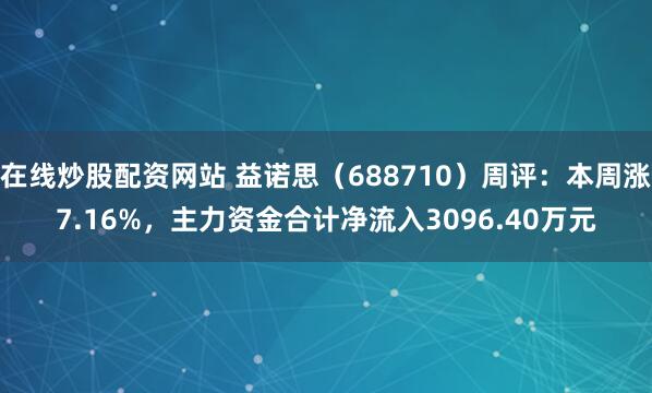 在线炒股配资网站 益诺思（688710）周评：本周涨7.16%，主力资金合计净流入3096.40万元